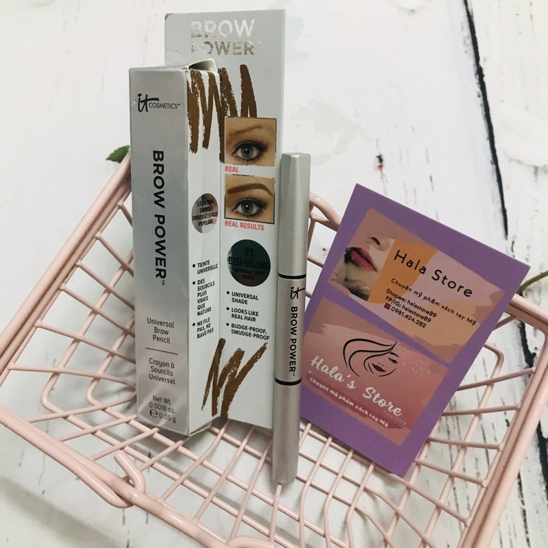 It Cosmetic ✨ Chì kẻ mày Brown Power màu Taupe Universal