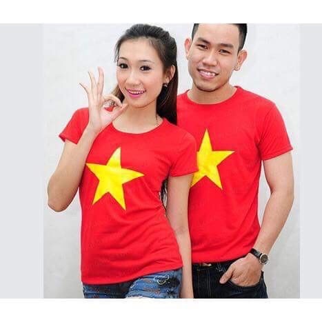 Áo Thun Cờ Việt Nam Áo Cờ Đỏ Sao Vàng Chất Đẹp A32