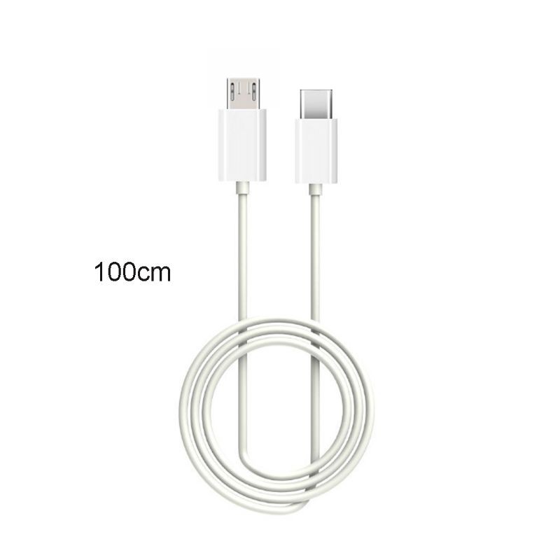 Dây cáp sạc truyền dữ liệu 1m giắc cắm USB C Type C sang giắc cắm Micro USB đồng bộ OTG