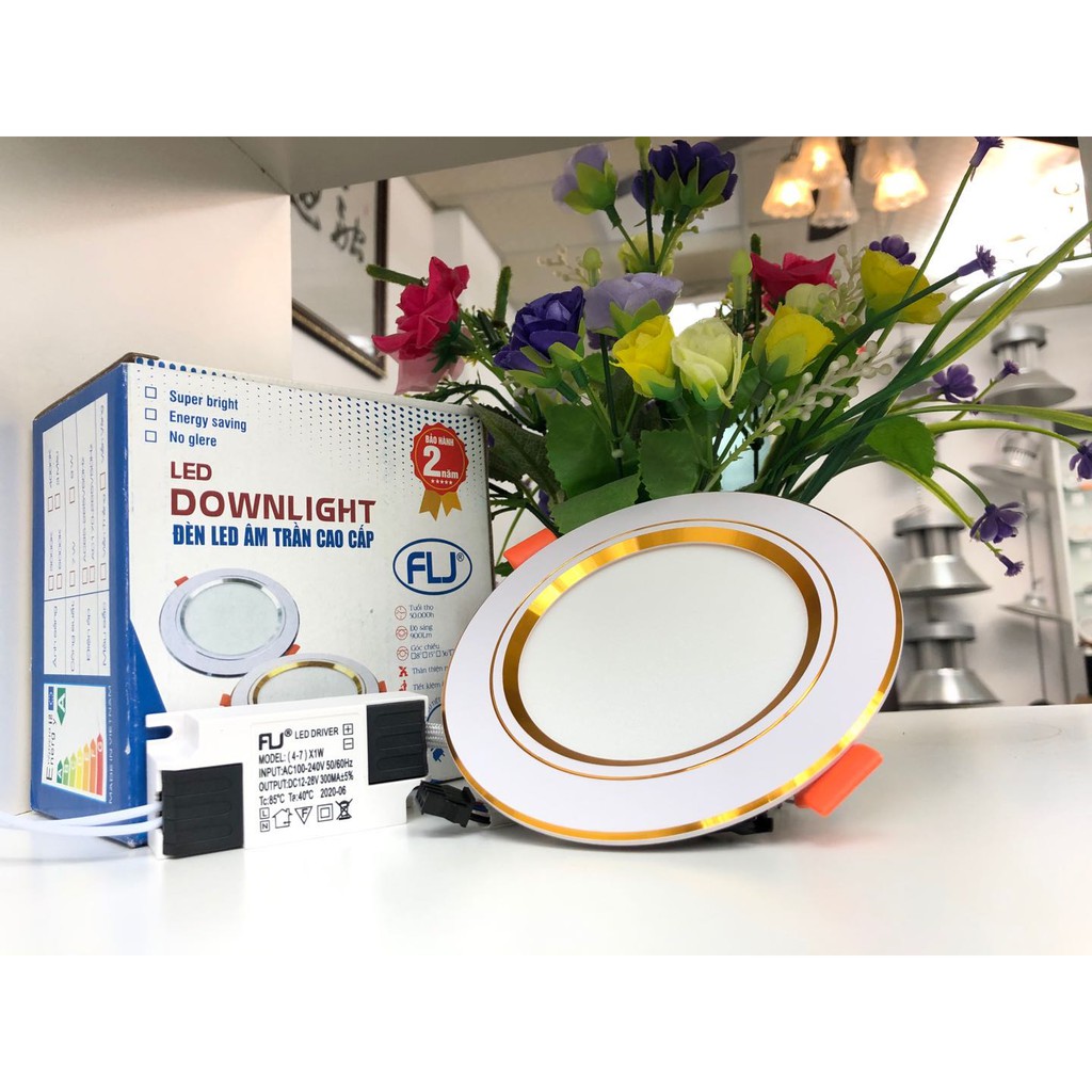 Đèn Âm Trần Downlight Phi 90 7w