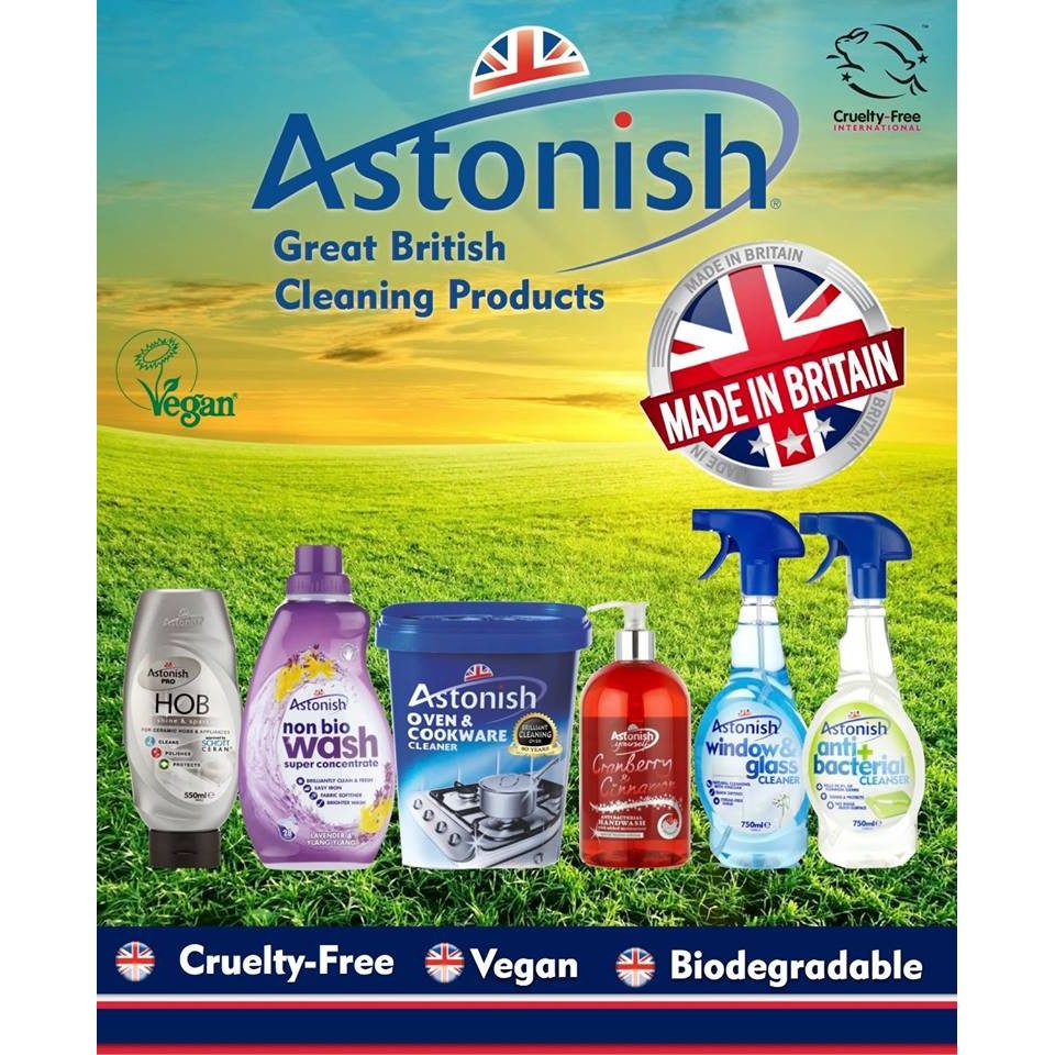 Bộ tẩy rửa nhà bếp Astonish 3 món đa năng