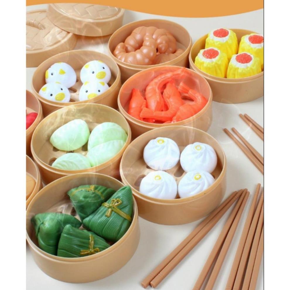 HMD0204 BỘ ĐỒ CHƠI NẤU ĂN 54 CHI TIẾT CHO BÉ YÊU - Ko Hộp