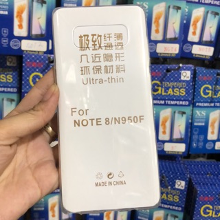 Samsung Galaxy Note 8 ốp lưng dẻo silicon trong suốt siêu mỏng