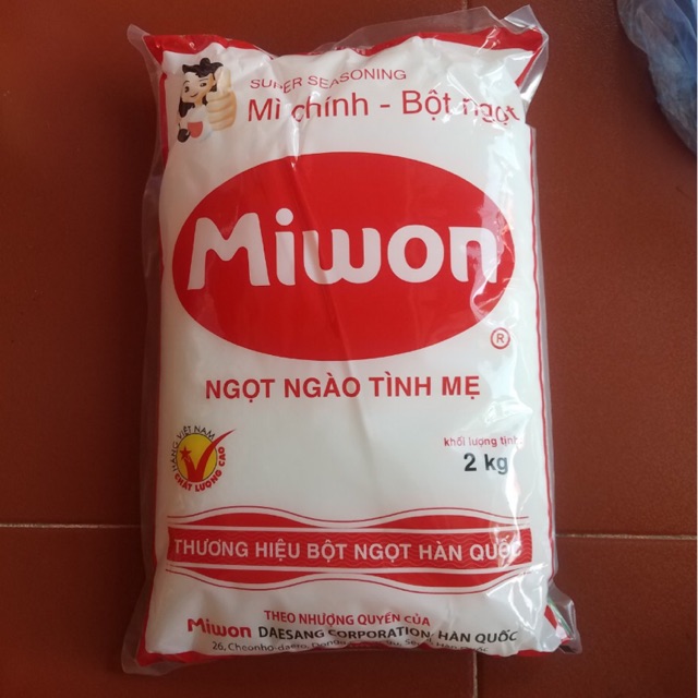 Mì Chính Miwon Hạt Lớn 2kg