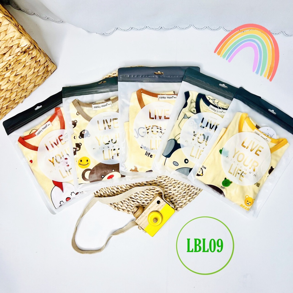 [LBL09] Bộ Ba Lỗ Thun Lạnh MINKY MOM CÓ SIZE ĐẠI Mềm Mịn, Thoáng Mát, Dễ Chịu, Thấm Hút Mồ Hôi, Hàng Chuẩn Đẹp Cho Bé