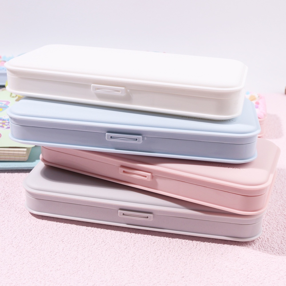 Hộp đựng bút đa năng Màu Pastel nhiều ngăn