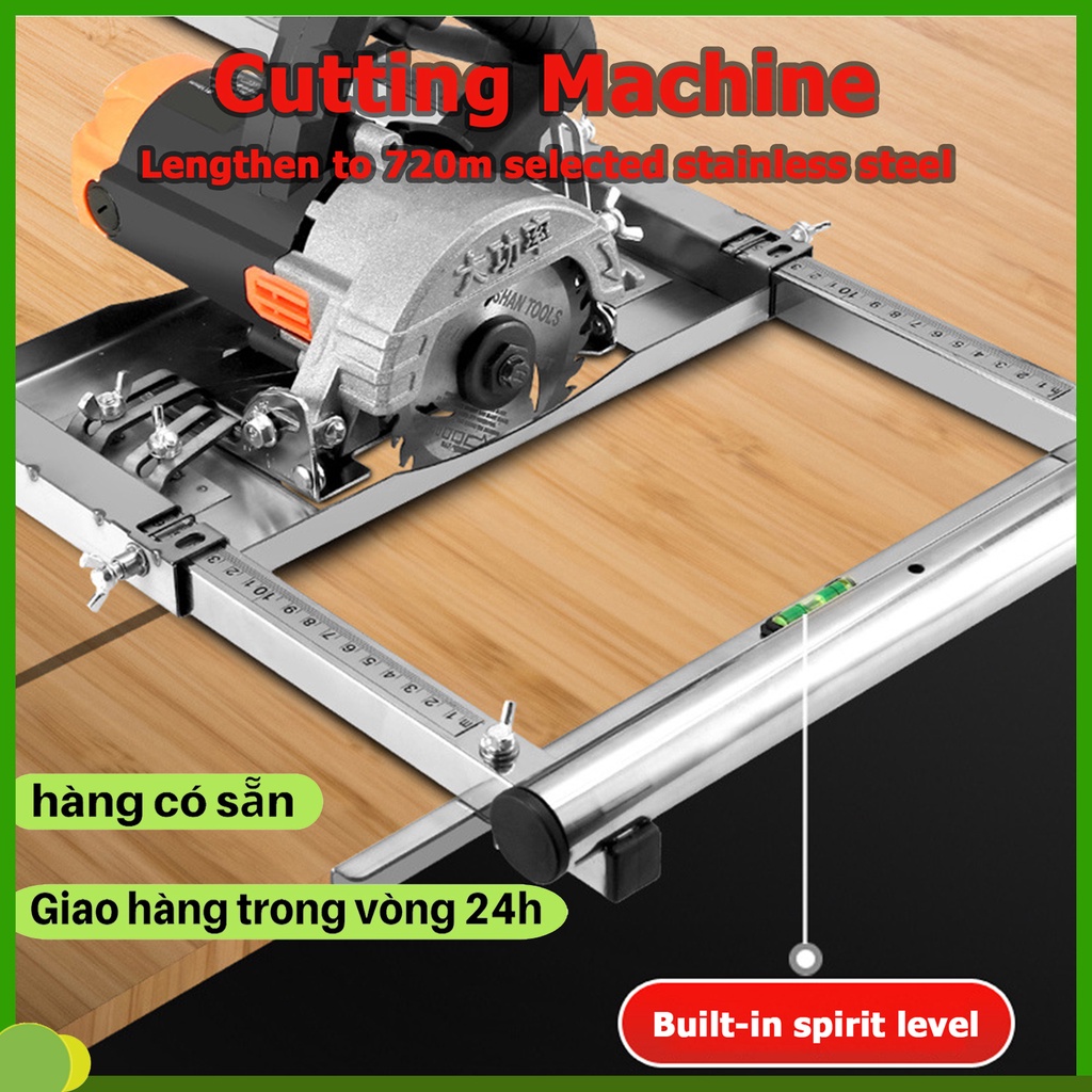 khung cố định máy cắt bàn , bộ cữ cắt đá , cắt gạch, Cắt Gạch Cầm Tay【4 inch & 7 inch】