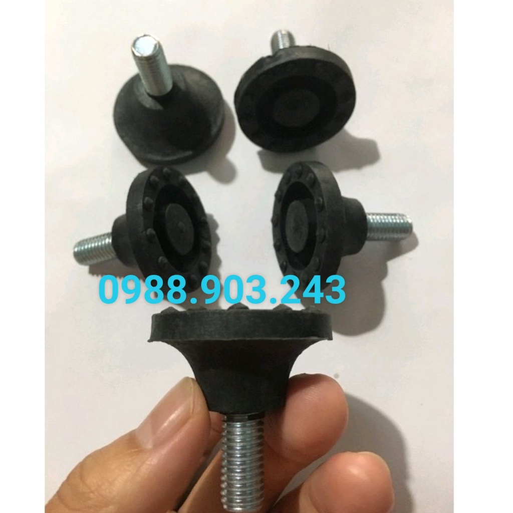 Bộ 10 chiếc tăng chỉnh chiều cao hình phễu chân tăng ren M8 phần ren dài 2cm, đế chân tăng giảm chiều cao cho bàn ghế