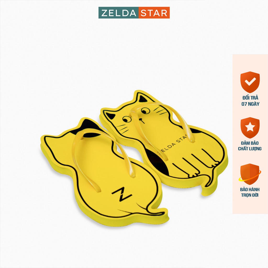 Xốp Thái, dép đi trong nhà hình mèo xỏ ngón dây mảnh Zelda Star - DX0380321