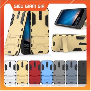 Ốp lưng Huawei Nova 2i, mate 10 Lite chống sốc Iron man có chân dựng máy
