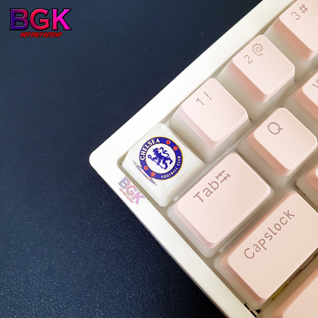 Keycap Artisan nút bàn phím cơ LOGO các CLB Đội Bóng NGoại Hạng OEM Profile Chất Liệu Resin