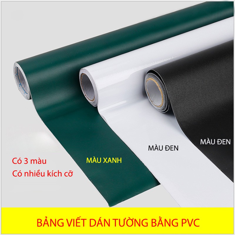 BẢNG DÁN TƯỜNG MÀU XANH BẰNG NHỰA PVC LOẠI 45X200CM, 60x200CM