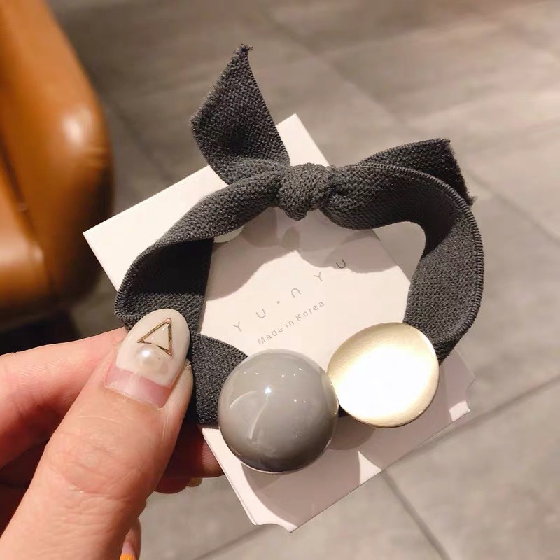 Dây buộc tóc đính đá dễ thương dành cho nữ