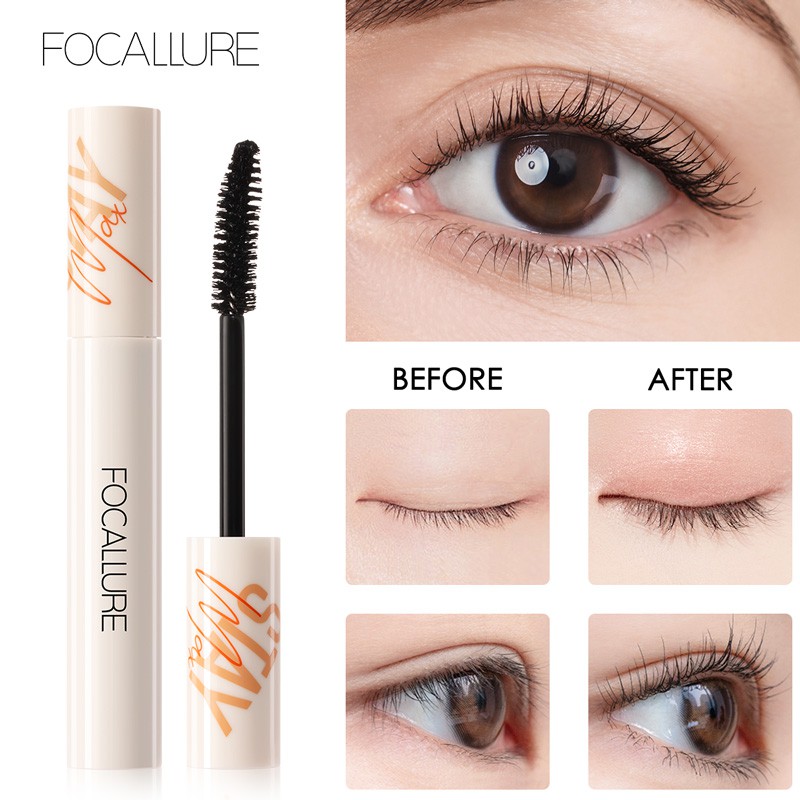 Mascara FOCALLURE Làm Dài Dày Cong Mi Chống Thấm Nước Lâu Trôi 4.5g