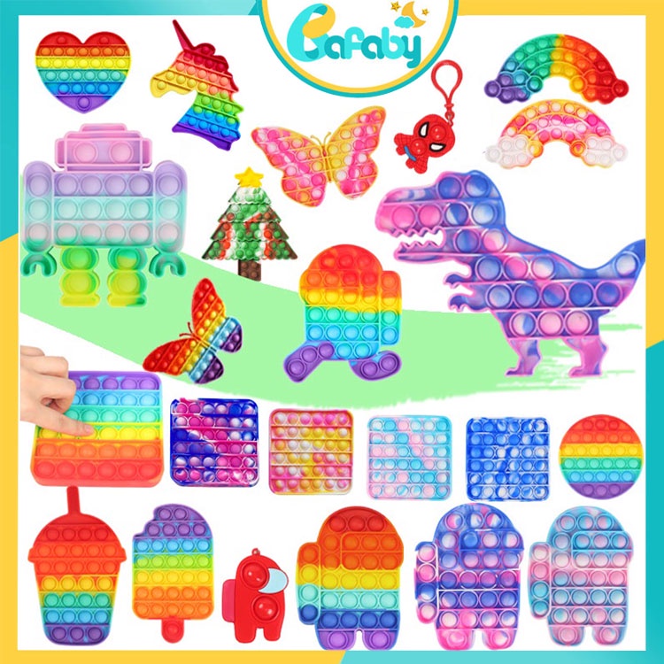 Đồ Chơi Pop It Giá Rẻ Mini Among Us Có Móc Khóa Siêu Cute Giải Trí Cực Khoái PAM