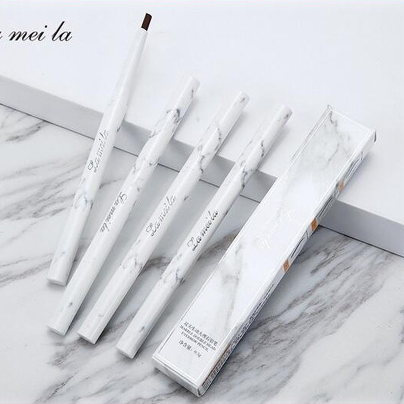 [Hàng mới về] Bút kẻ mày 2 trong 1 có đầu cọ chuốt tiện dụng dành cho nữ | BigBuy360 - bigbuy360.vn