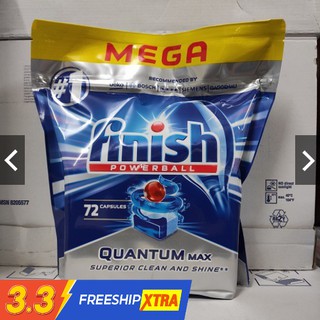 Viên rửa bát Finish Quantum max túi 72 viên (  Đức )