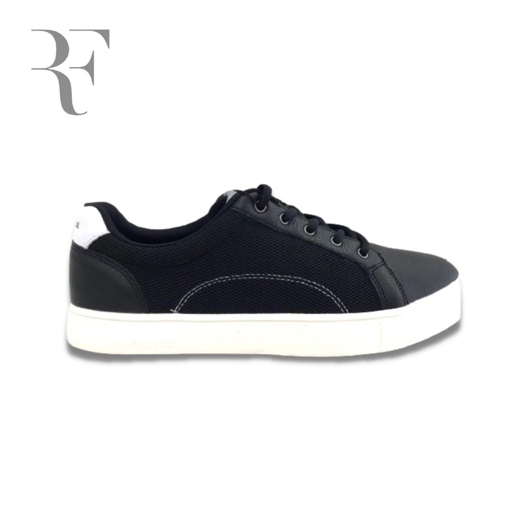 Giày Bata Nam Đen, Kiểu Dáng Sneaker Giày Thể Thao Đế Bằng #Freya Official #noblesse #nesty#B10050