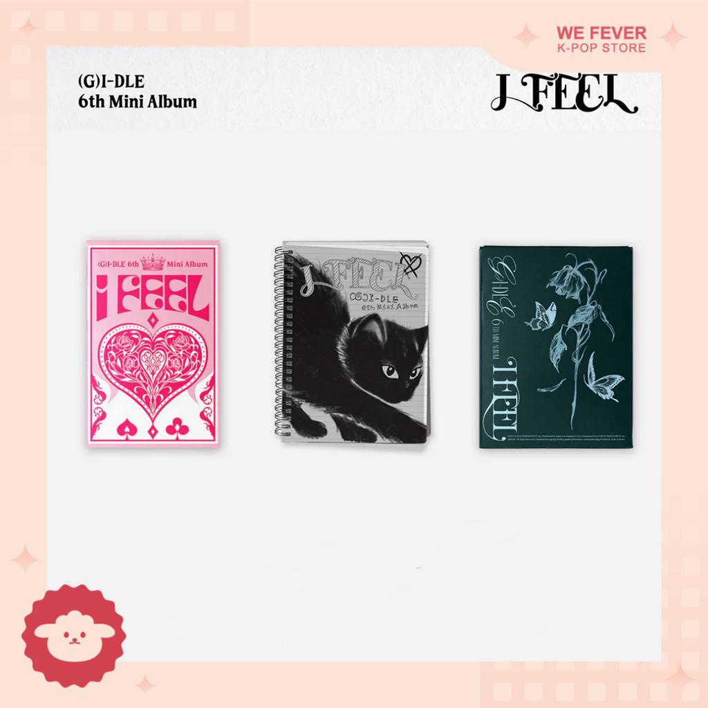Bộ album bo góc [I FEEL] | (G)IDLE | Chính hãng, có sẵn, sản xuất tại Hàn Quốc (không POB)