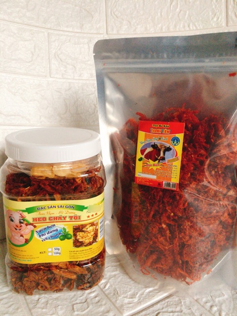 500GR KHÔ HEO CHÁY TỎI 500GR KHÔ BÒ SỢI | BigBuy360 - bigbuy360.vn