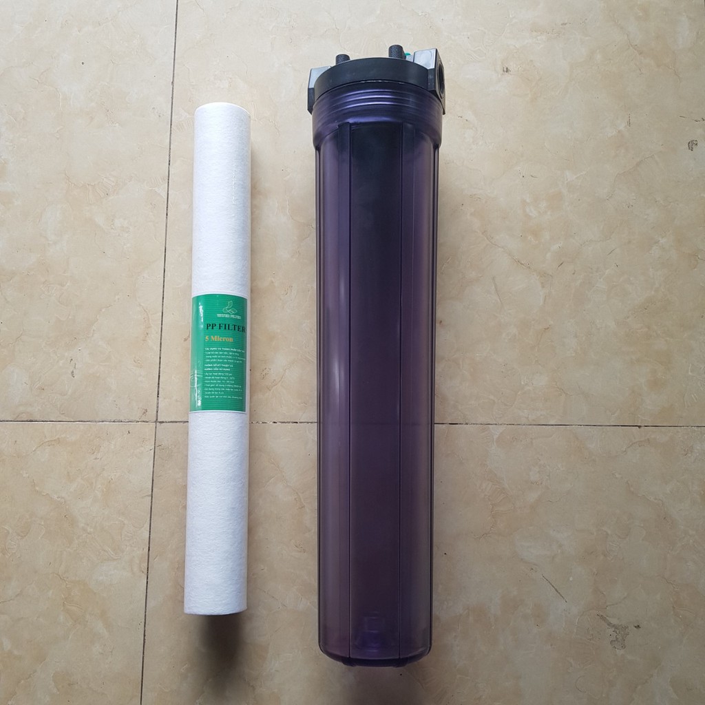 Bộ cốc lọc kèm lõi lọc 20 inch