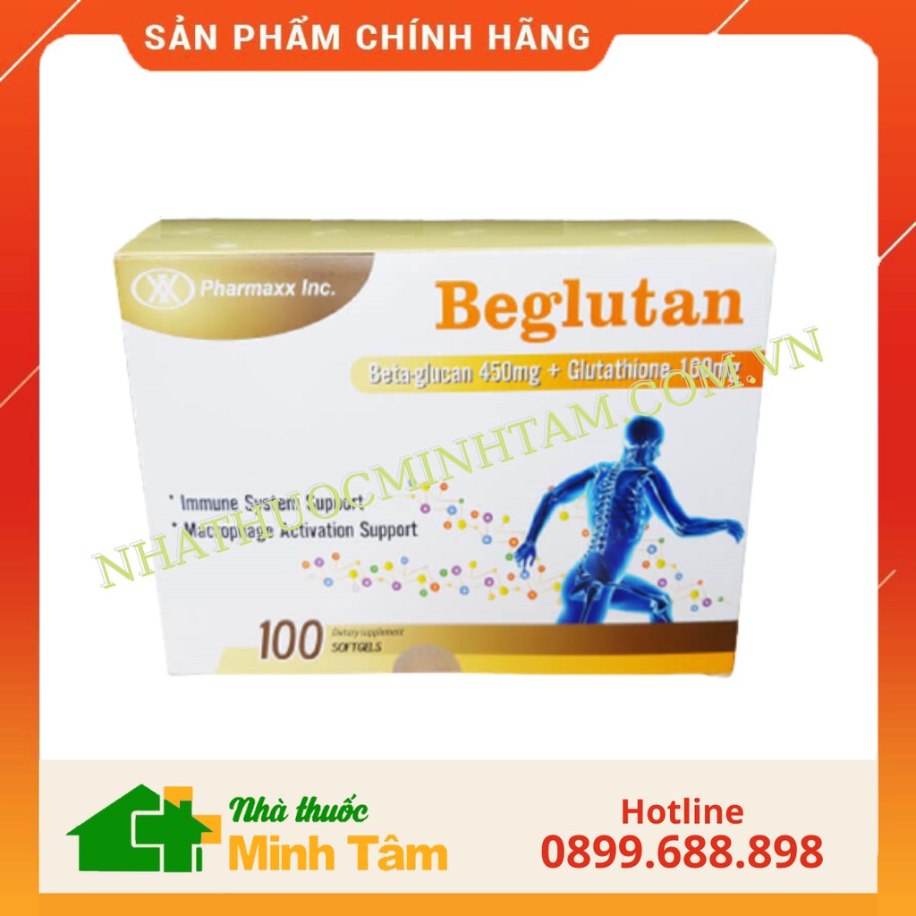 Beglutan [CHÍNH HÃNG - USA] Tăng cường miễn dịch, hỗ trợ xương khớp, thải độc gan