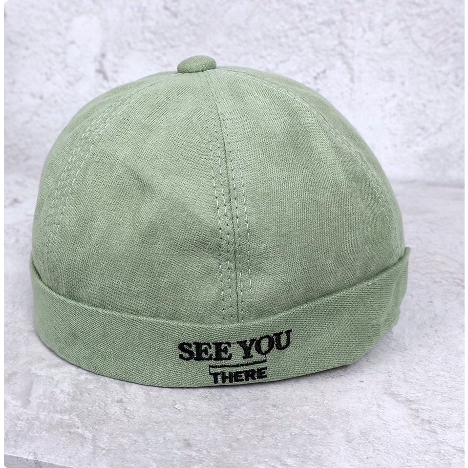 Nón Beanie Vành Tròn Mũ Tròn Miki Hat Thêu Chữ See You 404 Phong Cách Hiphop Ulzzang Form Unisex Nam Nữ
