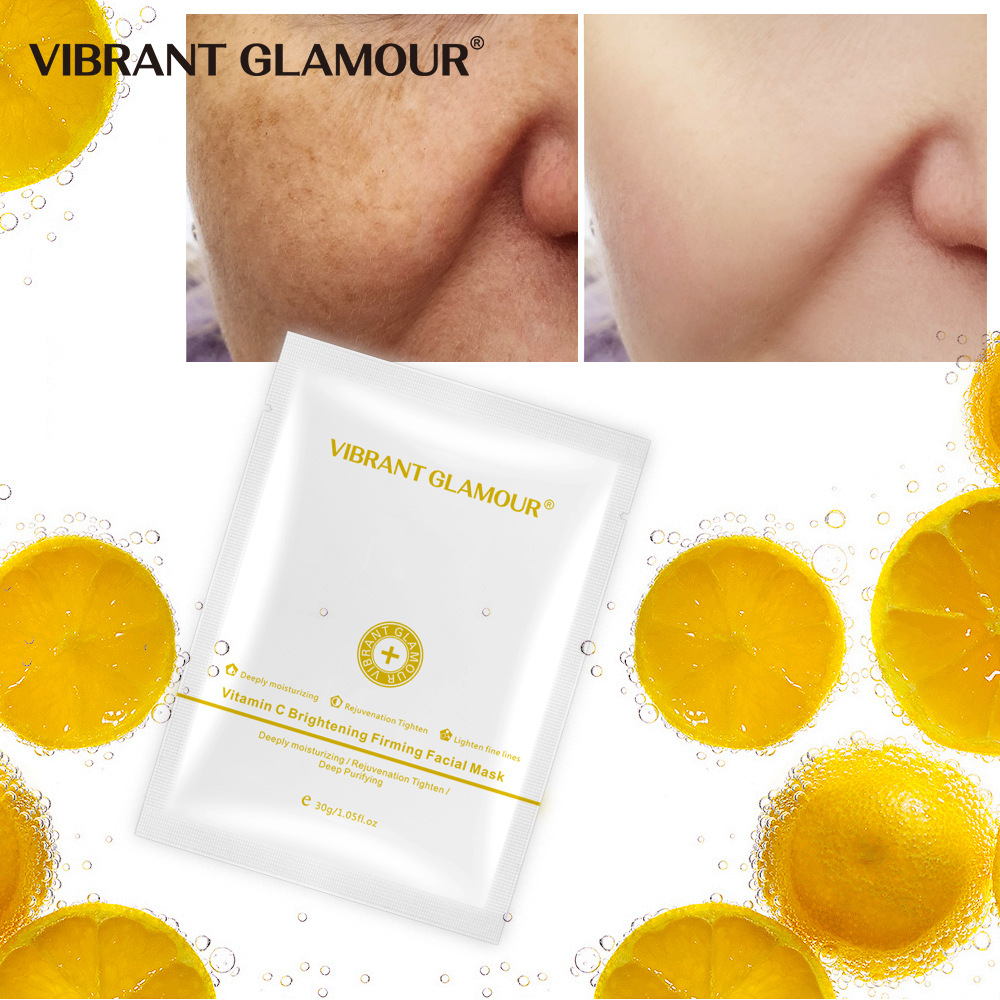 [Hàng mới về] Mặt Nạ Vibrant Glamor Vc Chống Lão Hóa / Nếp Nhăn