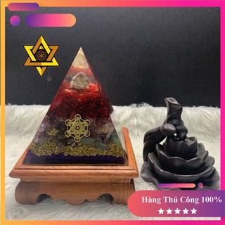 Kim tự tháp năng lượng - đá năng lượng orgonite thủ công mẫu số 17