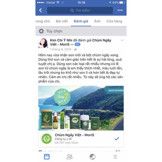 SON MÀU CHÙM NGÂY MORIS (không chì)