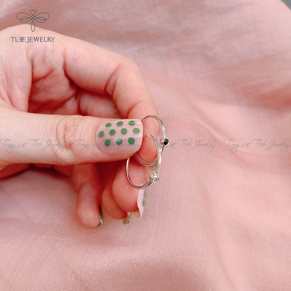 Nhẫn bạc nữ TLEE Baby Stone mini NCJ A0108