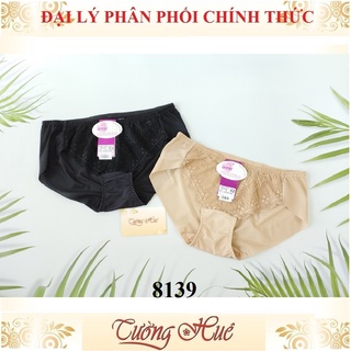 Quần lót nữ annie 8139 phối ren lưng vừa.