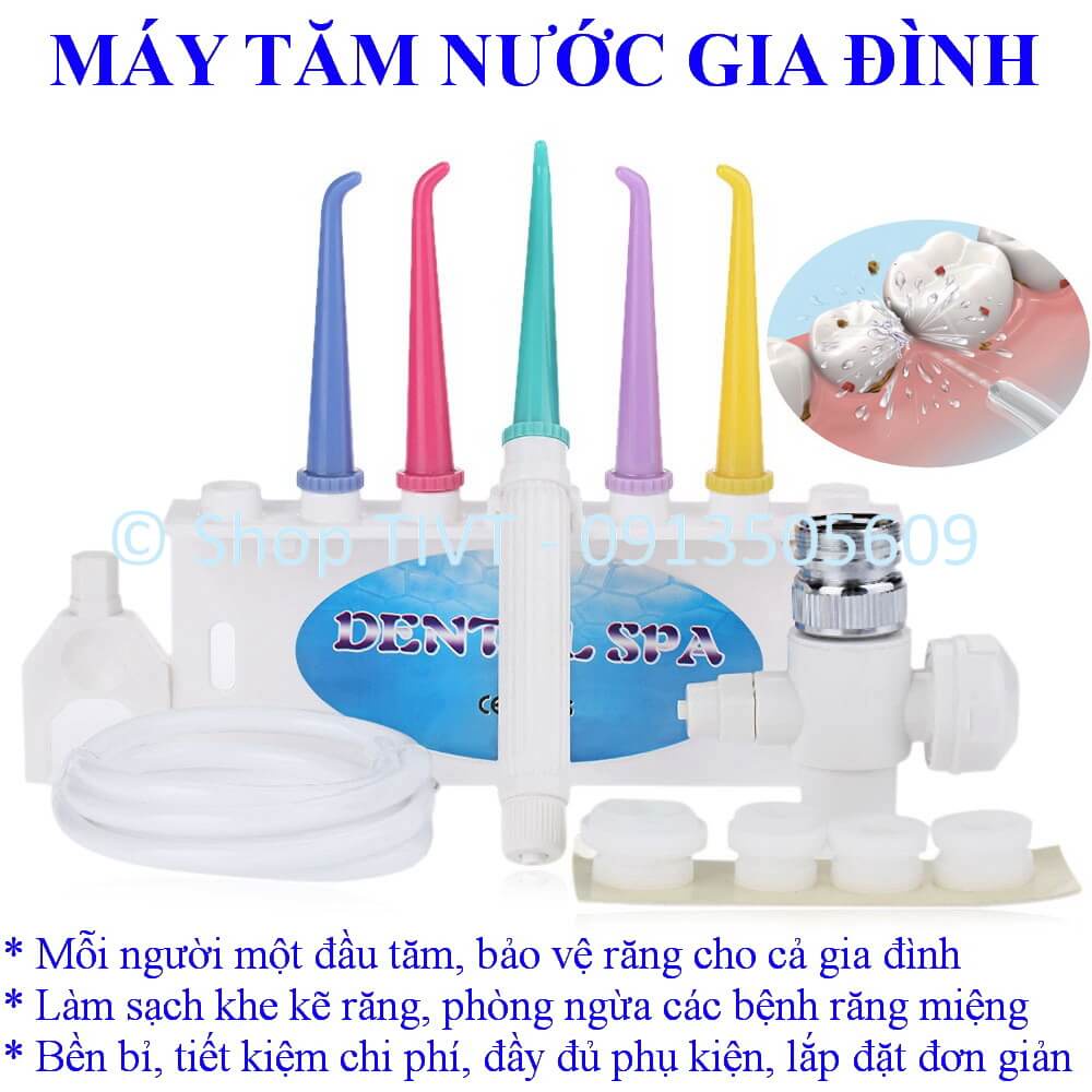 Máy tăm nước cho gia đình, dùng nước trực tiếp, không dùng điện, đơn giản, bền bỉ, tiết kiệm, thân thiện môi trường-TIVT