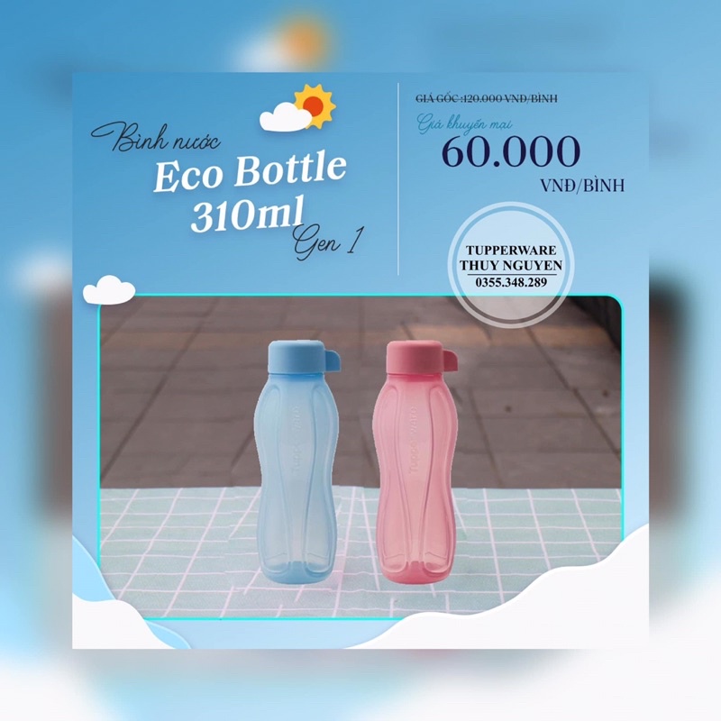 Bình Nước eco 310ml