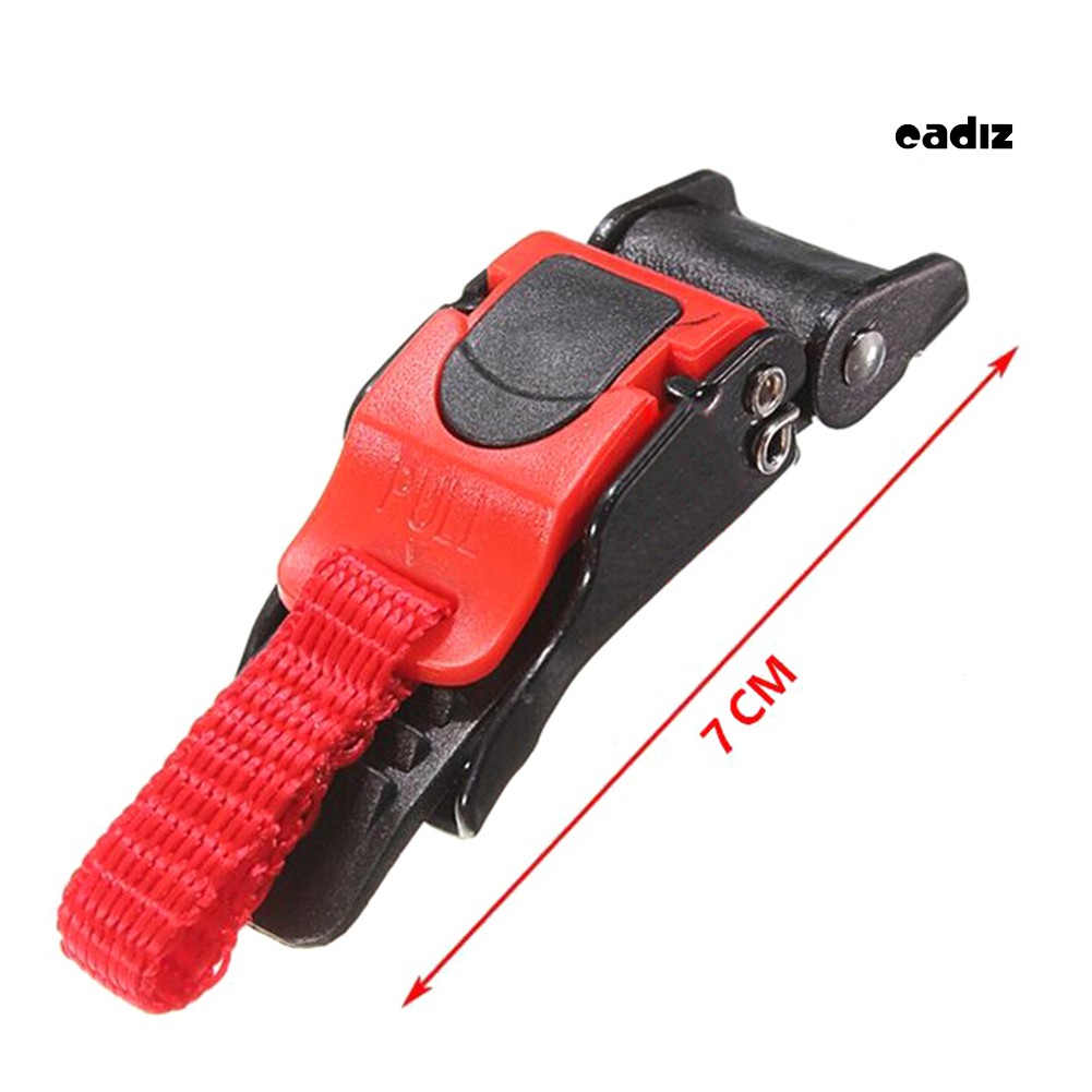 Bộ 3 khóa dây nón bảo hiểm chất liệu nhựa chuyên dụng cho xe mô tô