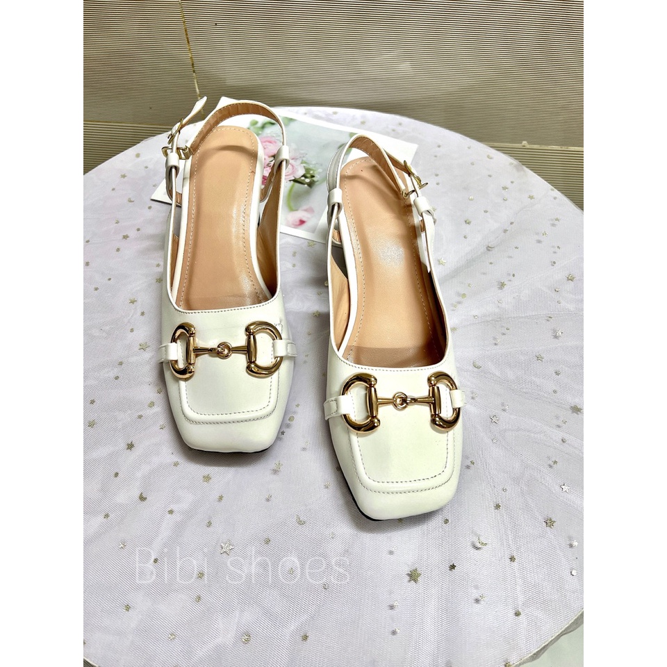 Giày nữ cao gót khoá đồng bigsize 40-44