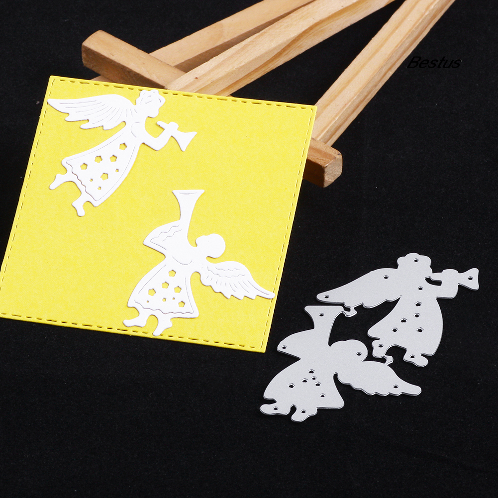 【BEST❀】Angel Frame Embossing Cutting Die DIY Craft Stencil Scrapbook Cards Mold Decor