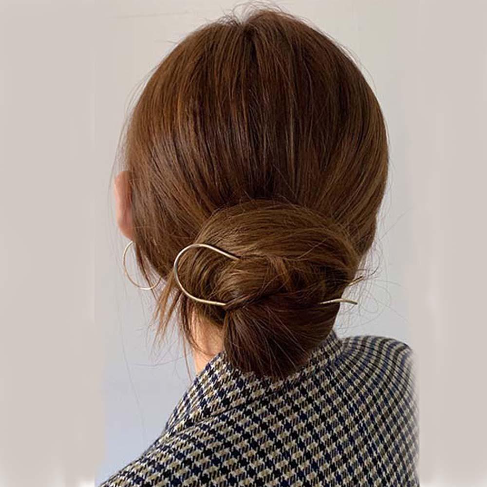 LILYES Kẹp Tóc Nhỏ Đính Ngọc Trai Đơn Giản Thời Trang Cho Nữ