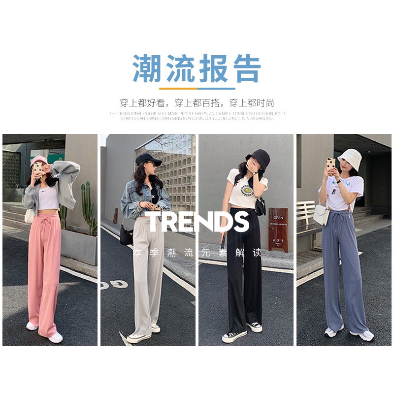 Quần len tăm |Hàng cao cấp| ống suông tôn dáng quốc dân, quần ống rộng jogger nữ hàng bao đẹp /thoitrangsvtn