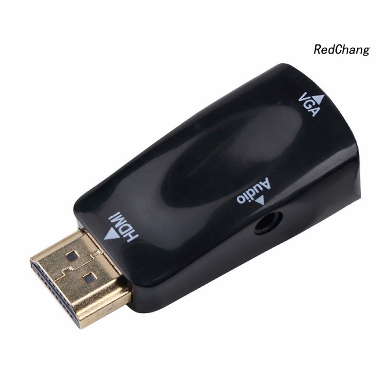 ( Hàng new) Đầu Chuyển Đổi HDMI To VGA - HDMI Sang VGA - Hỗ trợ Video 1080P/60Hz + 3.5mm Audio. Hàng chuẩn mới zin. | WebRaoVat - webraovat.net.vn