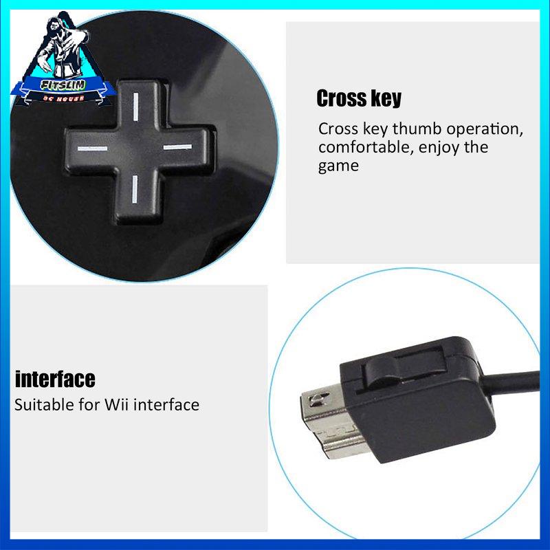 For Pro Classic Game PAD Controller Remote Wiimote for Nintend Wii CONSOLE