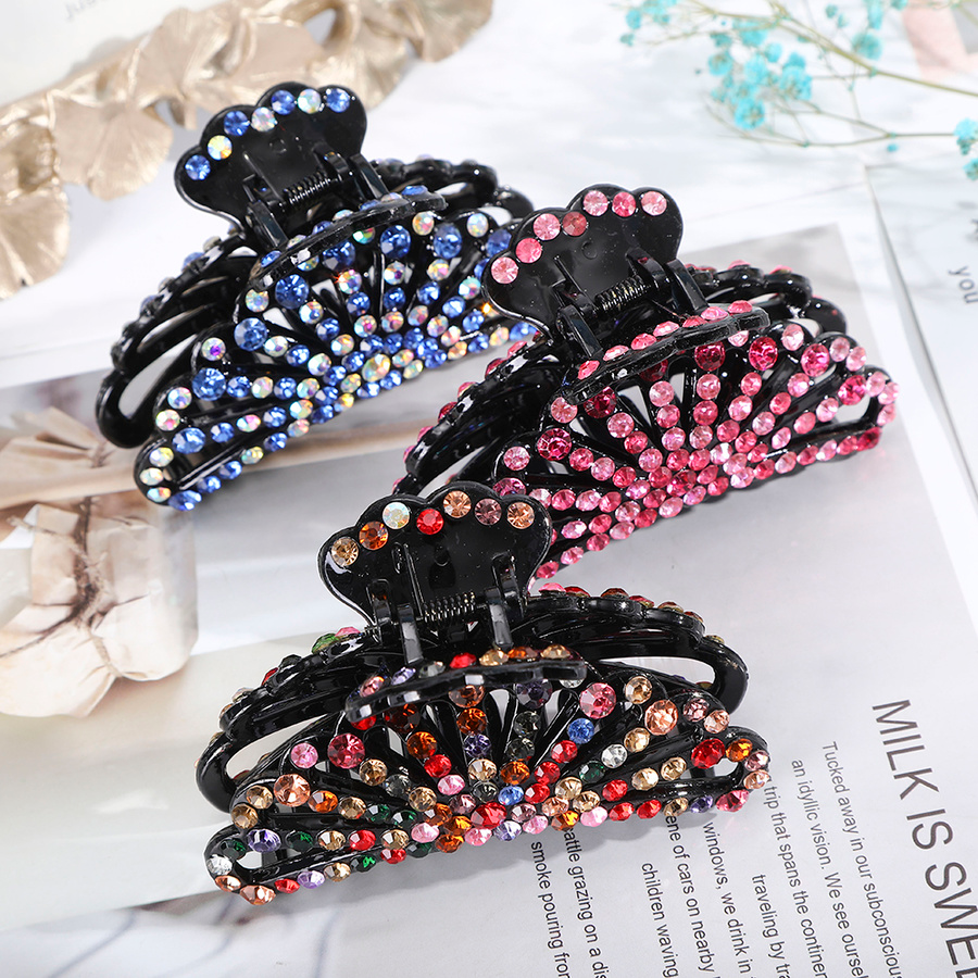 Kẹp tóc đính đá phong cách retro sang trọng