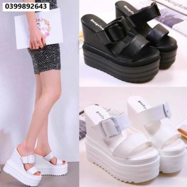 Dép đế xuồng nữ cao 14 phân hàng nhập chuânt cao cấp ( hàng ORDER)