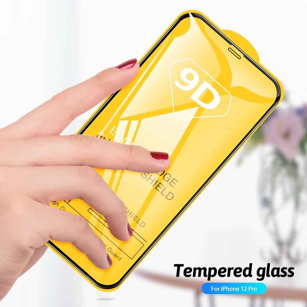 Kính Cường Lực 9D Viền Cong Cho iPhone XsMAX X XS XR XS MAX iPhone 6 6S 8 7 Plus 12 12ProMax 12Mini 12Pro 11ProMax 11 Pro