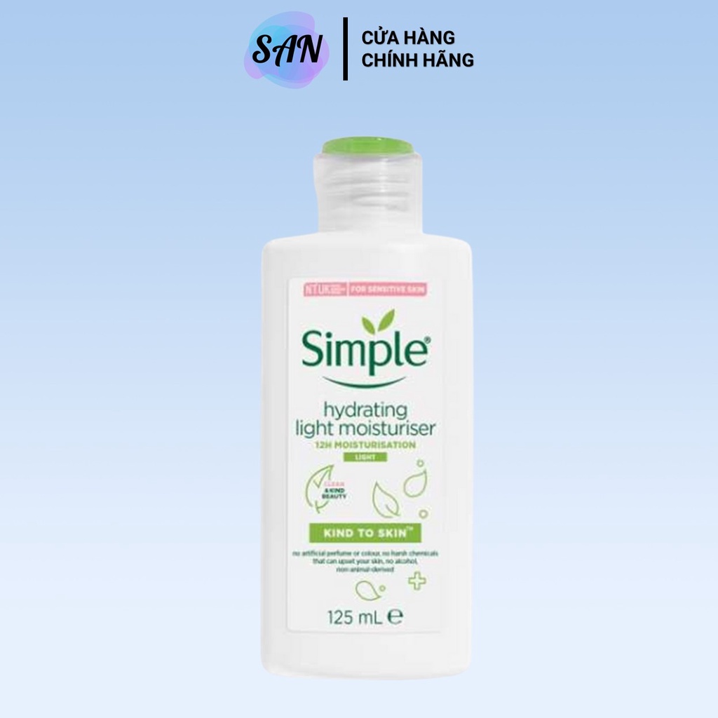 Kem Dưỡng Ẩm Simple Moisturiser 125ml
