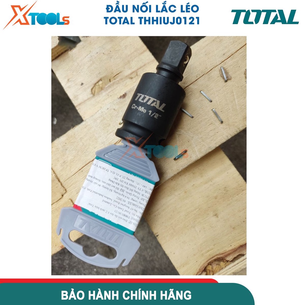 Đầu nối lắc léo 1/2 inch TOTAL THHIUJ0121| nối đầu tuýp Chất liệu 50BV30, mạ crôm và chịu nhiệt để kết-CHÍNH HÃNG-XTOOLS
