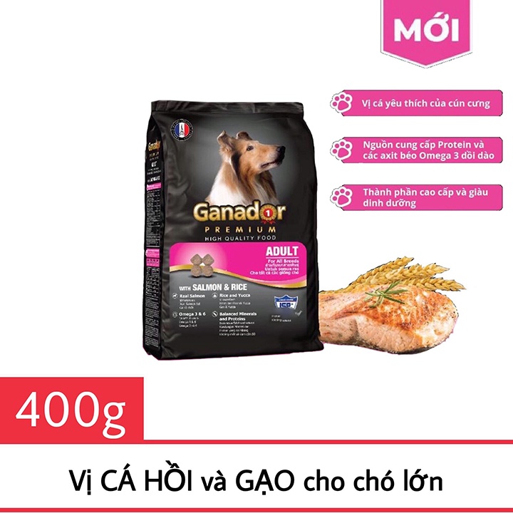 Thức ăn cho chó Ganador Adult 400g vị thịt gà và cừu non - Phụ kiện thú cưng Hà Nội