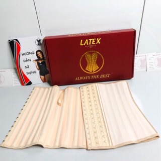 Gen nịt bụng giảm mỡ latex 25 xương cao 29cm chuẩn Hi lạp
