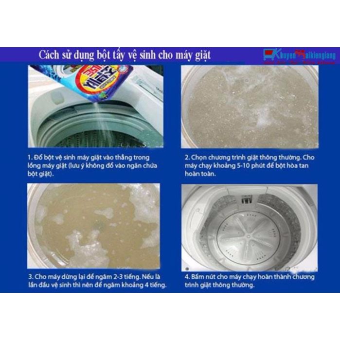 Bột tẩy lồng máy giặt Hàn Quốc 450g