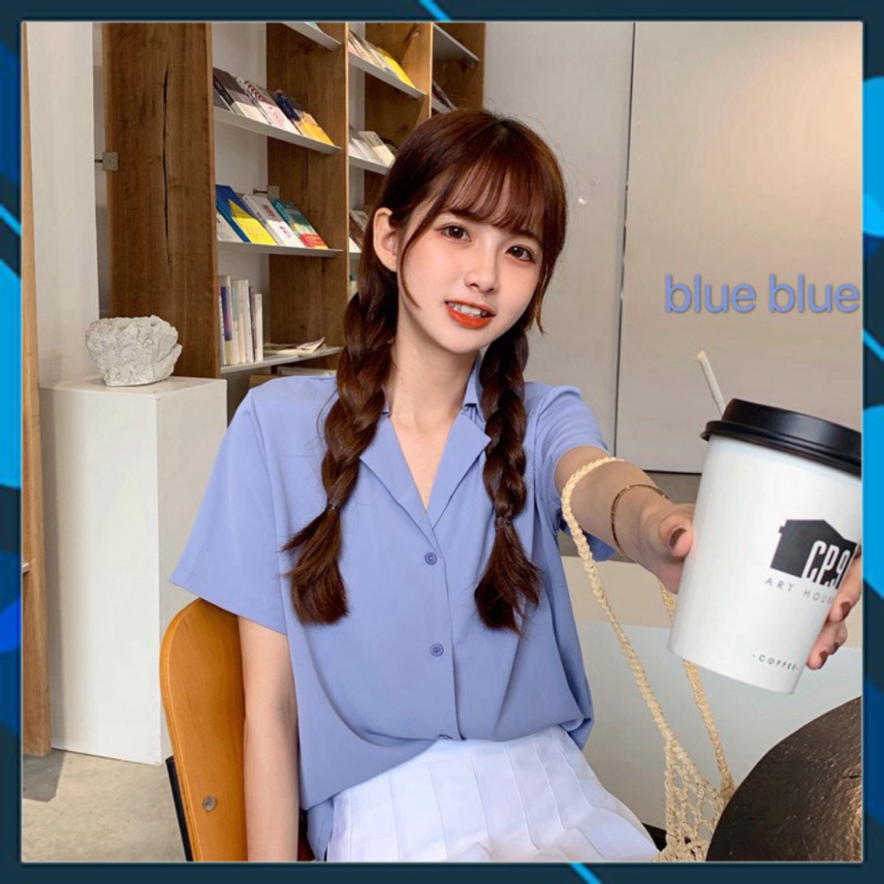 Áo Sơ Mi Tay Ngắn Cổ Bẻ Phong Cách chuyensiquanaonugiare
